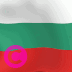 Bulgarien-Landesflagge, Elgato-Streamdeck und Loupedeck animierte GIF-Symbole als Hintergrundbild für die Tastenschaltfläche